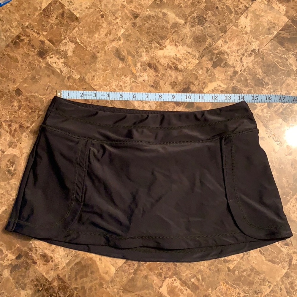 Women’s Black Swim Skort